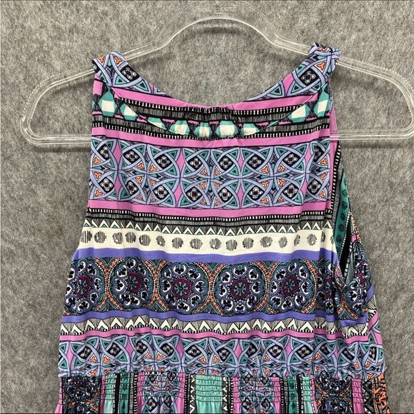 Soma Women’s Turquoise/Pink Paisley Dress Sz XS EUC - Picture 5 of 5